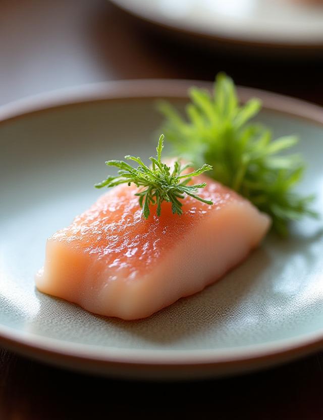 旬の食材を使用した美しい会席料理